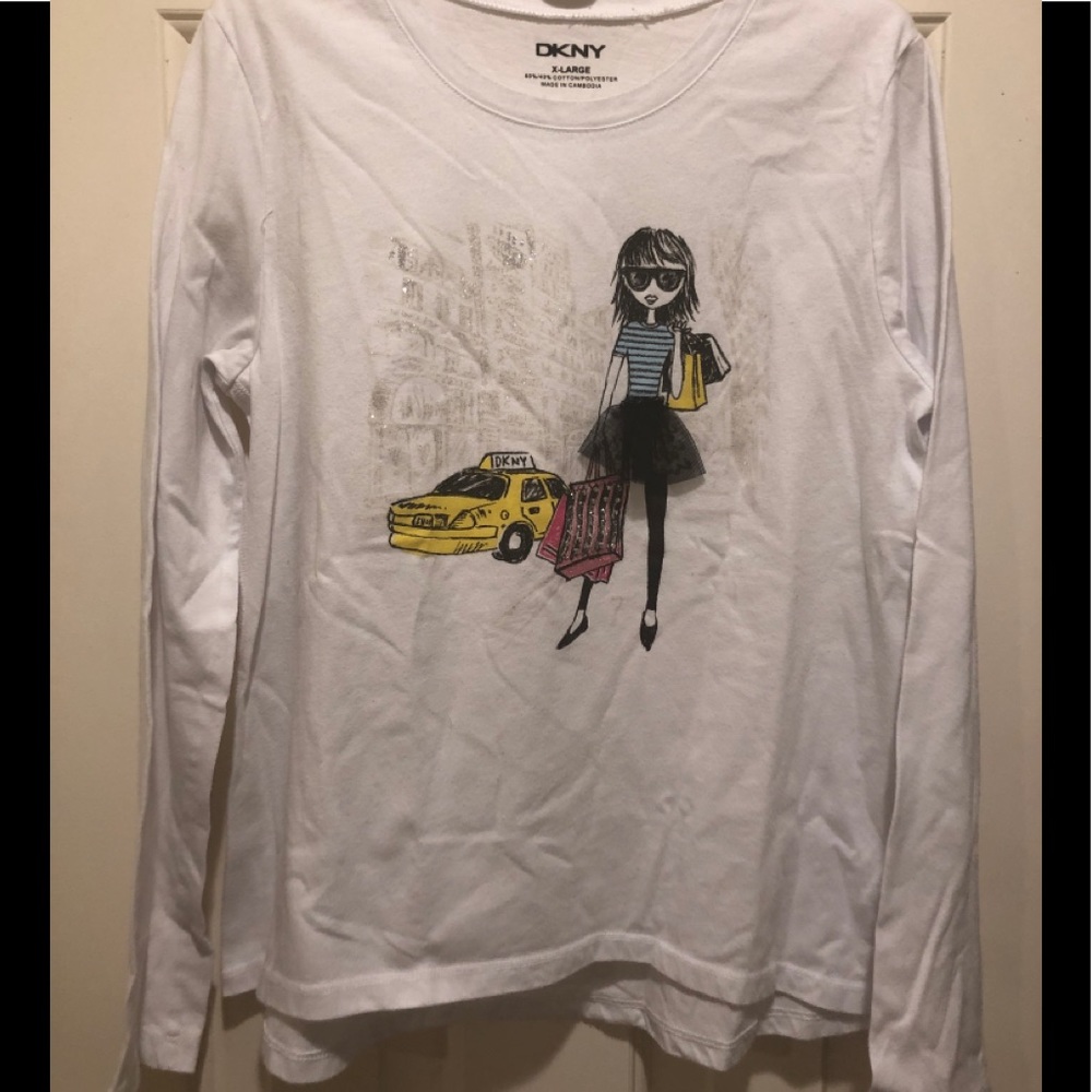 Girls’ DKNY fashion top